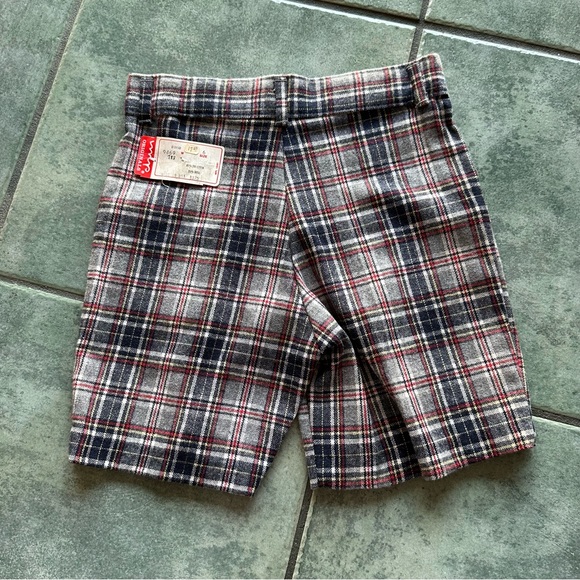 VTG 80s Retro Gray Wool Blend IMP Originals Shorts - Picture 3 of 6